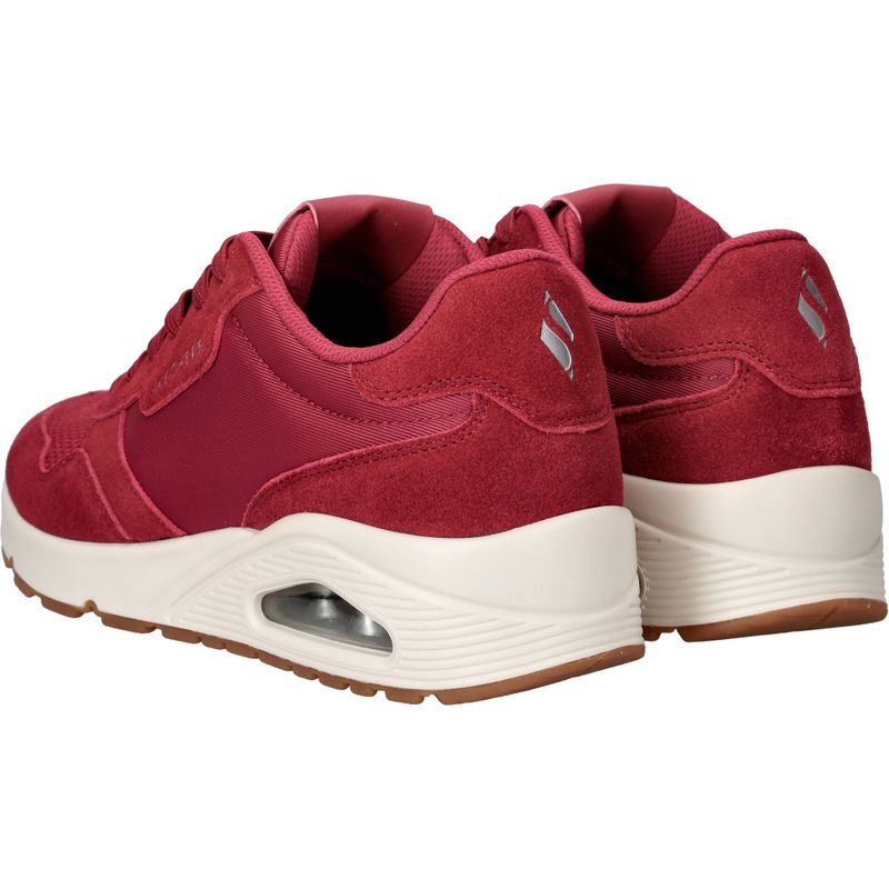 Skechers Uno Vintage Air Sneakers Rood Heren