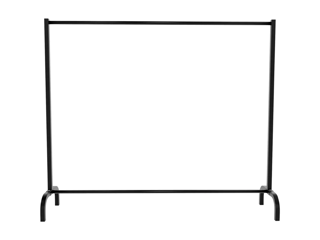 Portant à vêtement - Métal - 150x38x120 cm - Noir - Lara