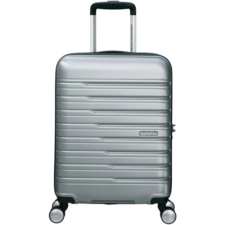 American Tourister Flashline - 4-Rollen Kabinentrolley 55 cm sky silver