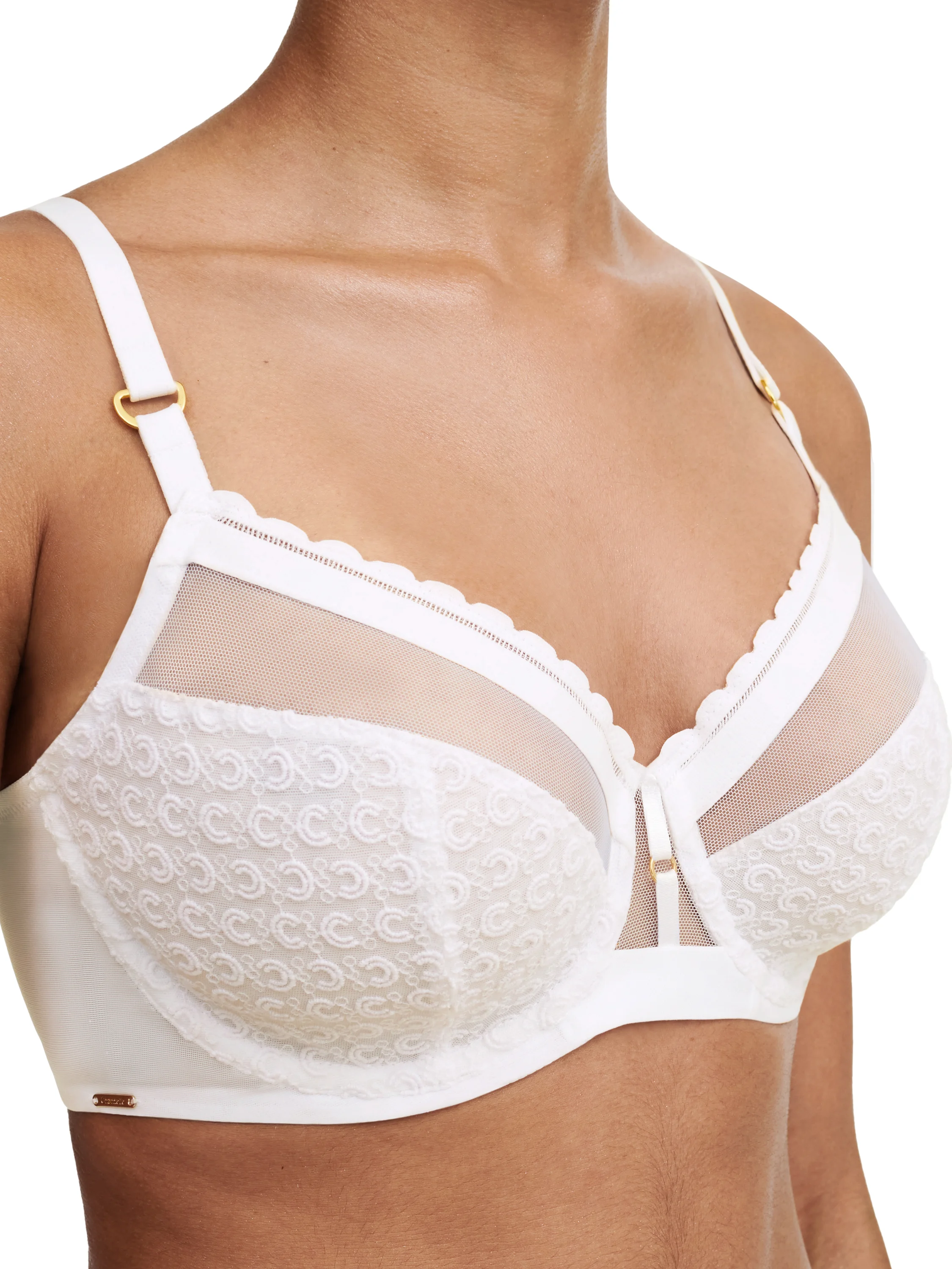 MONOGRAM - Soutien-gorge emboîtant broderie | Blanc