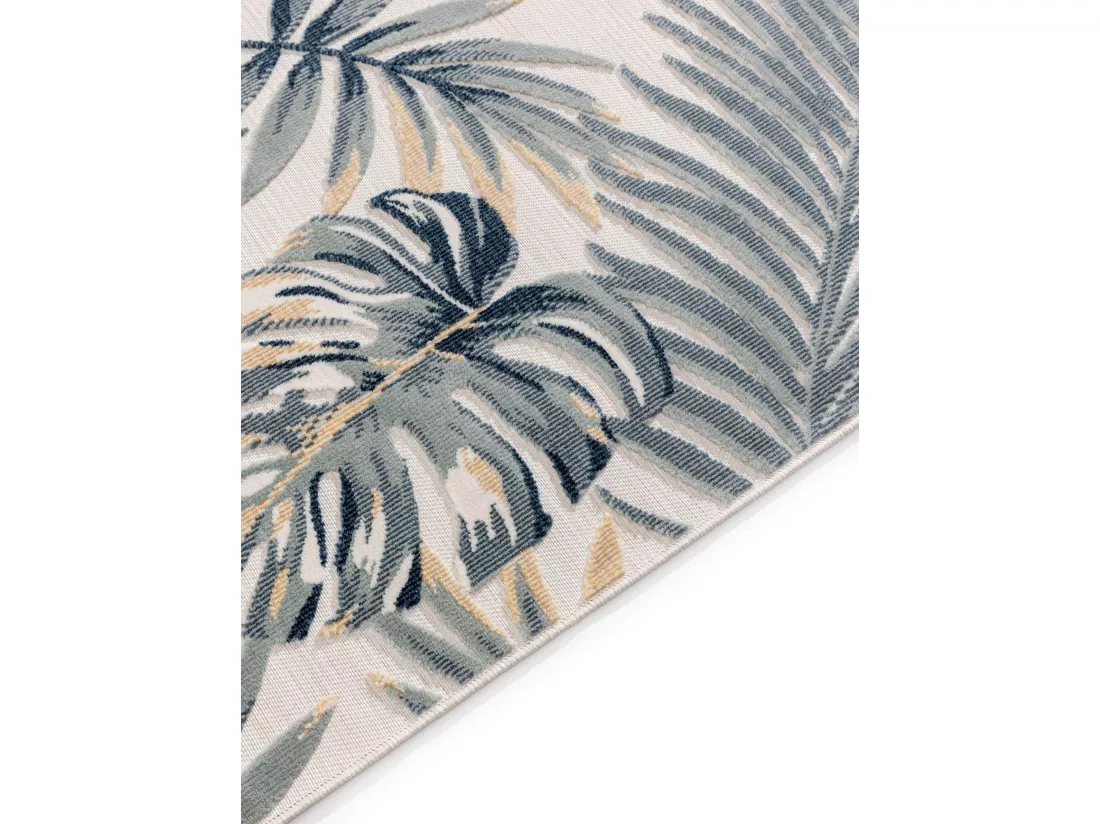 Tapis d'extérieur & intérieur Flora Multicouleur 80x150 cm