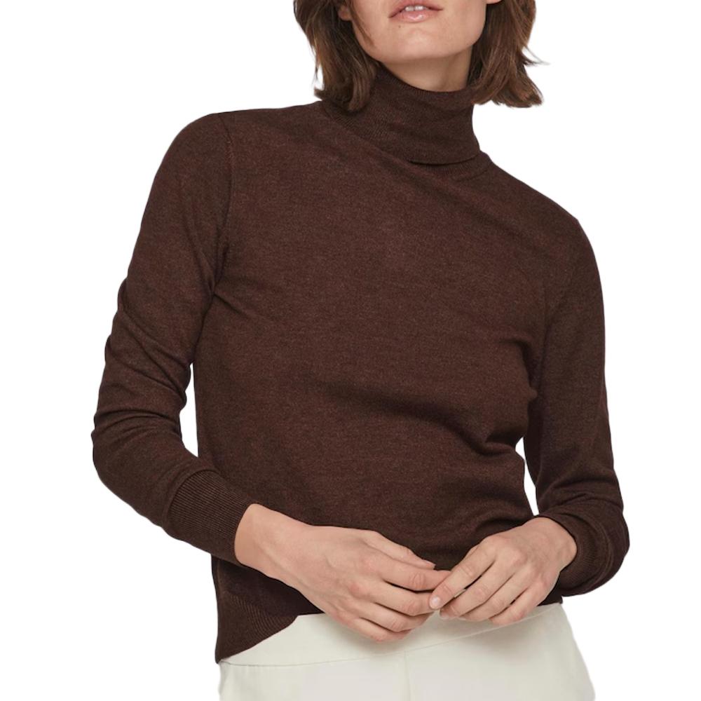 Vila Pull Marron Femme Vila Comfy