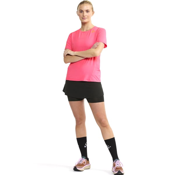 T-shirt running CRAFT PRO HYPERVENT TEE 2 W FUCHSIA