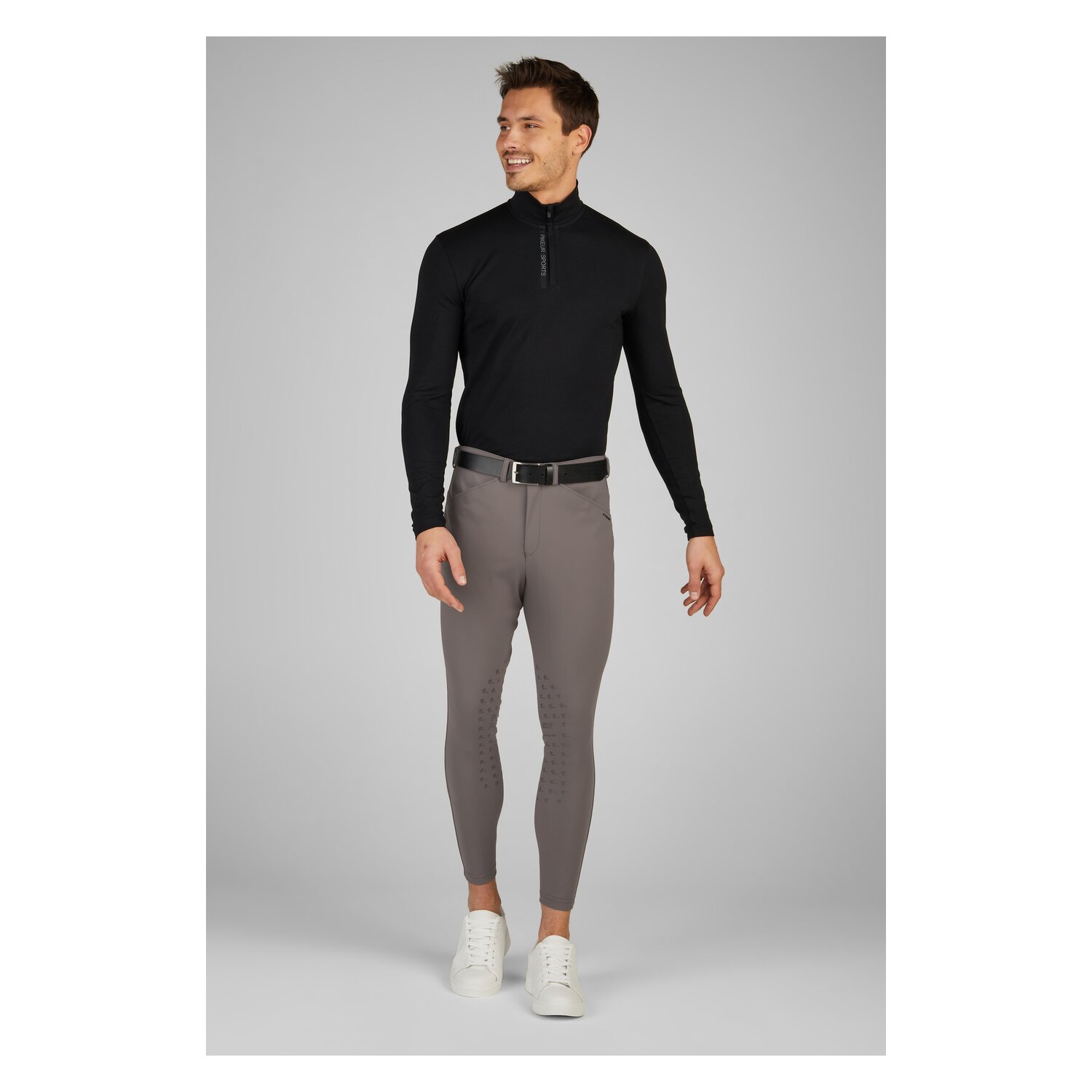 PIKEUR Sports Collection Zip Shirt  - black