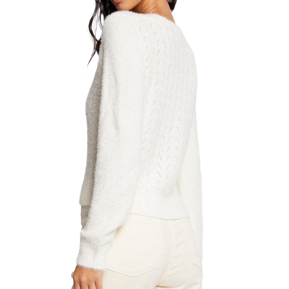 Morgan Pull Écru Femme Morgan Mlilo