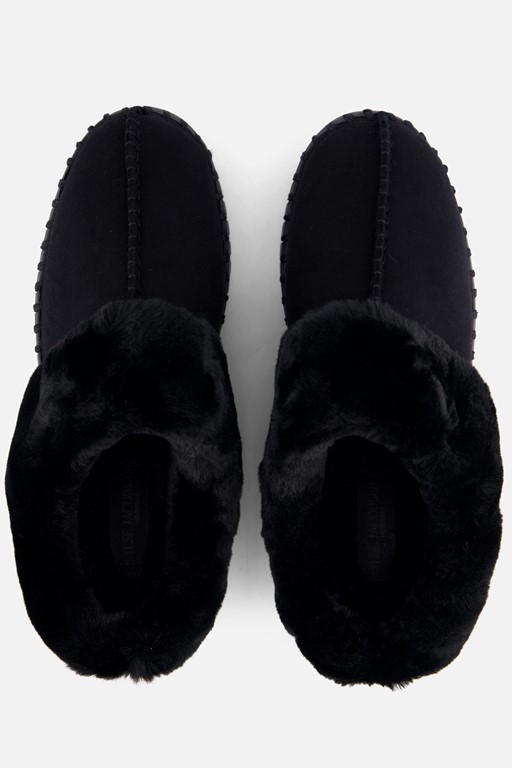 Ilse Jacobsen Pantoffels zwart Suede