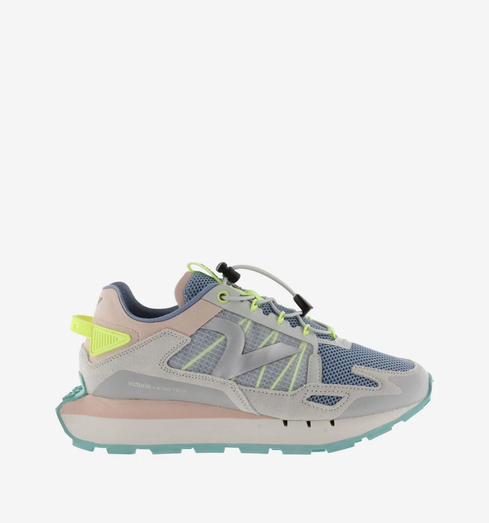 WING TECH - SOFT COLORS Baskets pour femme renfort stabilisateur CELESTE