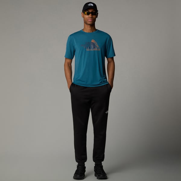 T-shirt THE NORTH FACE MOUNTAIN FOUNDATION SS TEE MALLARD BLUE