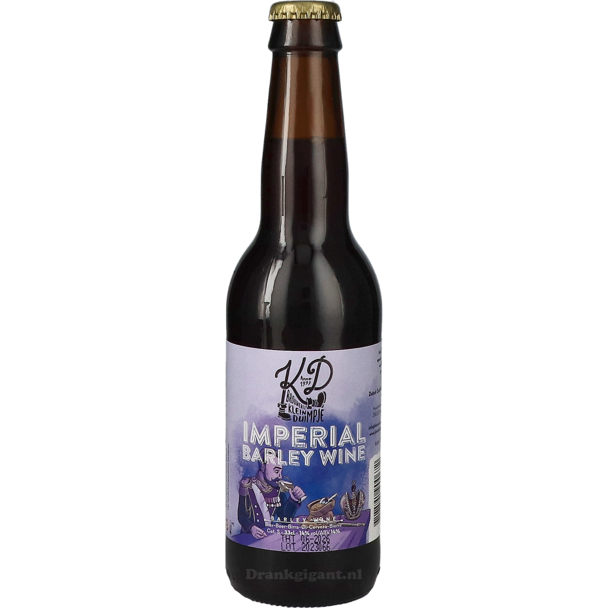 Klein Duimpje Imperial Barley Wine 33 cl