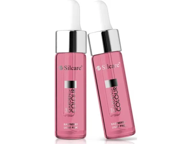 SILCARE_The Garden of Colour Regenerating Cuticle and Nail Oil Raspberry Light Pink 15ml