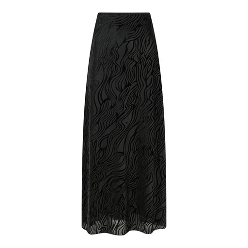 Neo Noir Vicky Zebra Burnout Nederdel, Black, 38