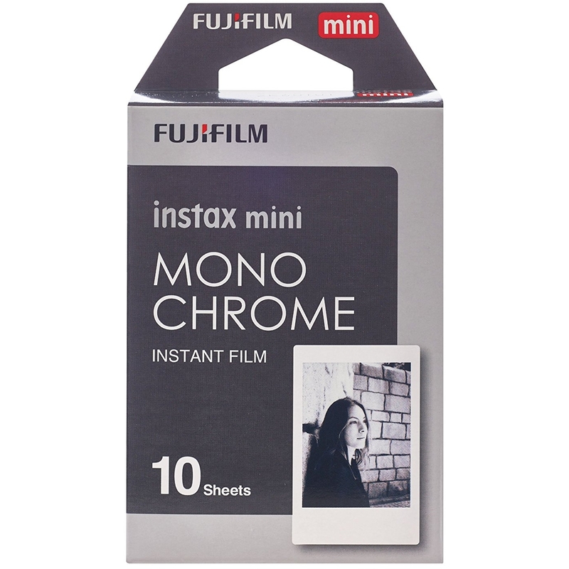 Fujifilm Instax Mini Sofortbildfilm, Monochrome, 10 Blatt