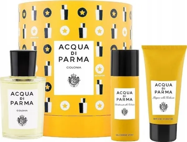 Acqua Di Parma Set Acqua di Parma: Colonia, Eau De Cologne, For Men, 100 ml   Colonia Nomade, Cleansing, Shower Gel, 75 ml   Colonia Nomade, Anti-Sweat, Deodorant Spray, For Men, 50 ml For Men