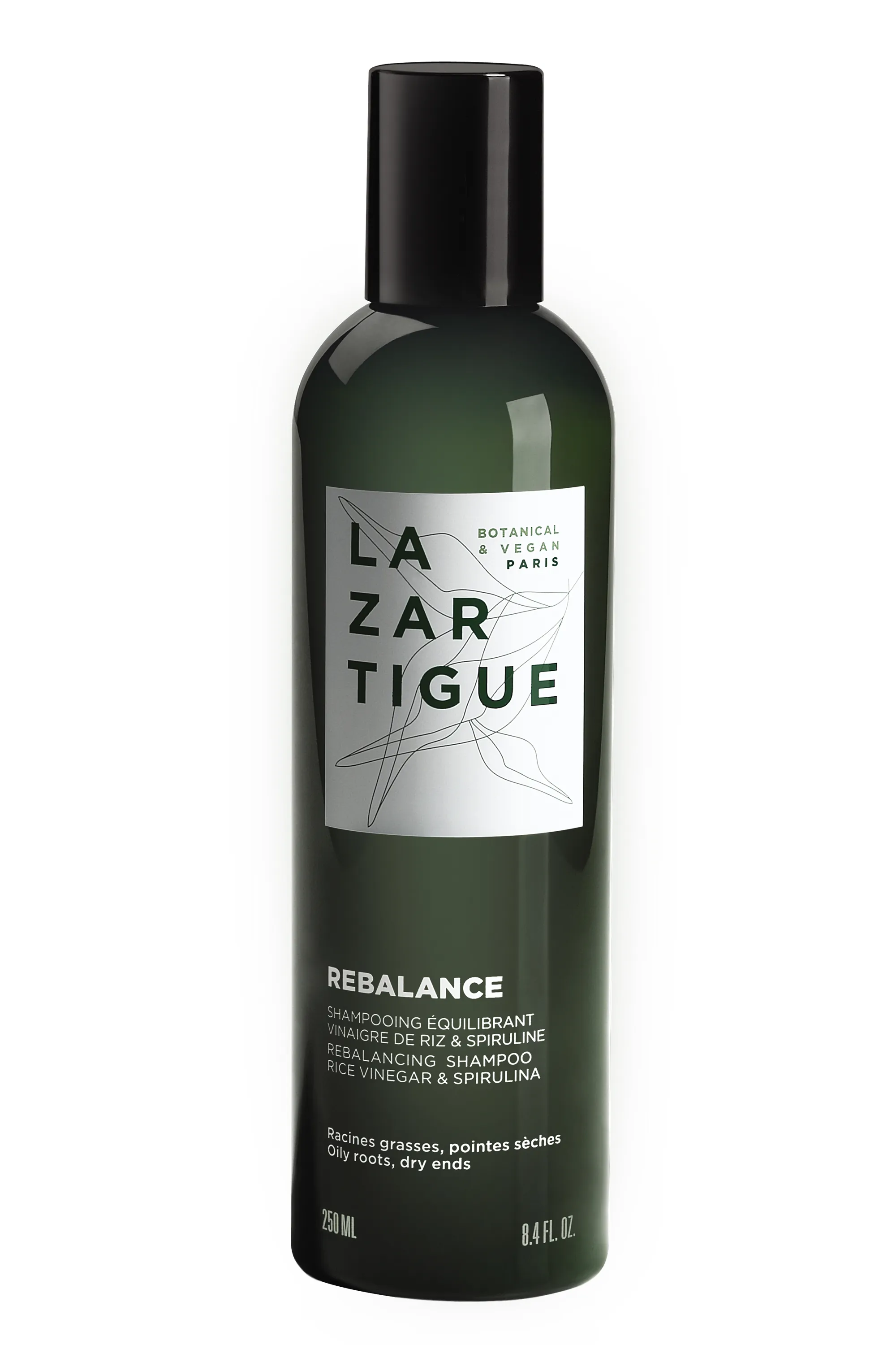 Lazartigue Shampooing racine grasse et pointe sèche Rebalance-250 ml