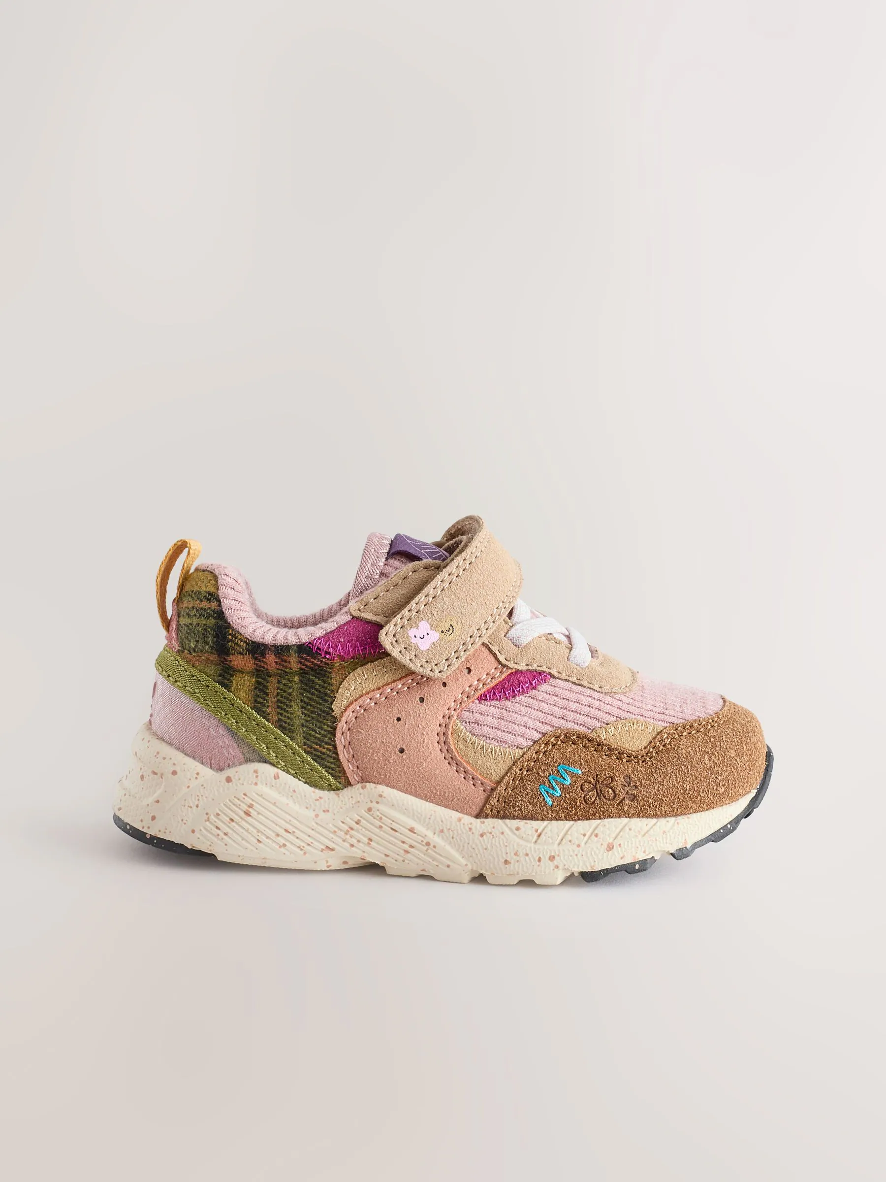 Multi - Sneakers met elastische veters en klittenbandsluiting