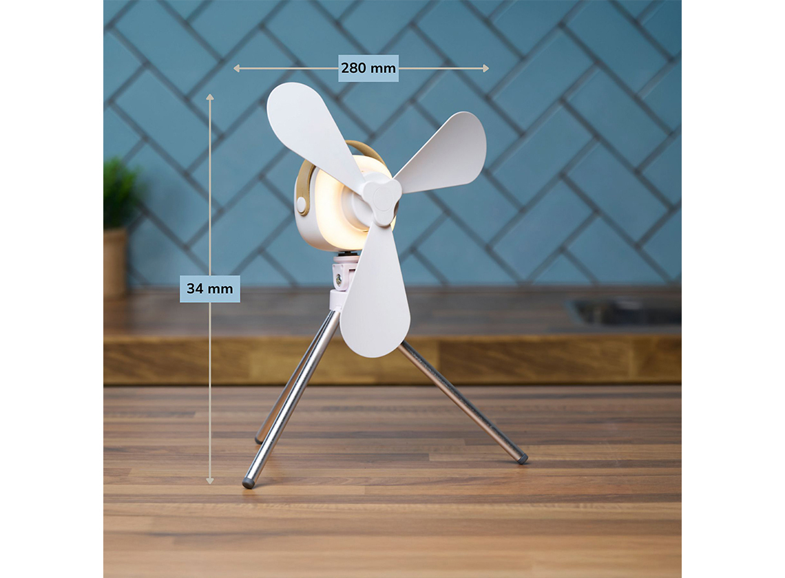 Lifetime Air draadloze LED ventilator met ophangfunctie