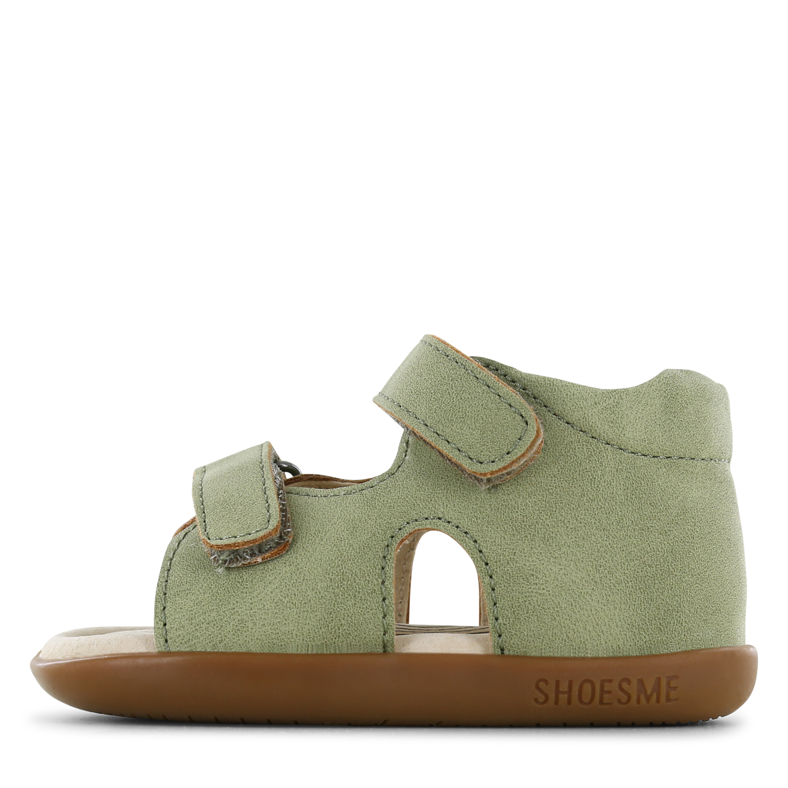 Shoesme groen sandaaltje Microfiber nubuck | Jongens schoenen