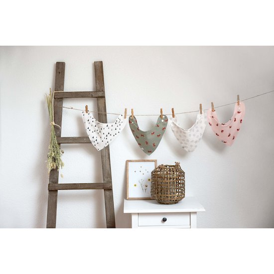 Little Forest Lot de 2 bavoirs bandanas   Renard        de               Lässig