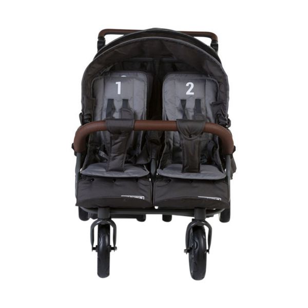 Childhome Sixseater Autobrake Meerlingwagen Antraciet