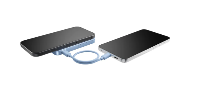 (20W) 5000mAh Dual USB C Powerbank Power Delivery Ladegerät   Kickstand (2PBM5000VB) - Vivid Blue