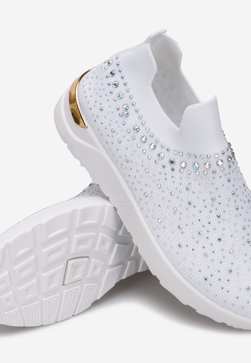 Baskets pour femme blancs Marcie