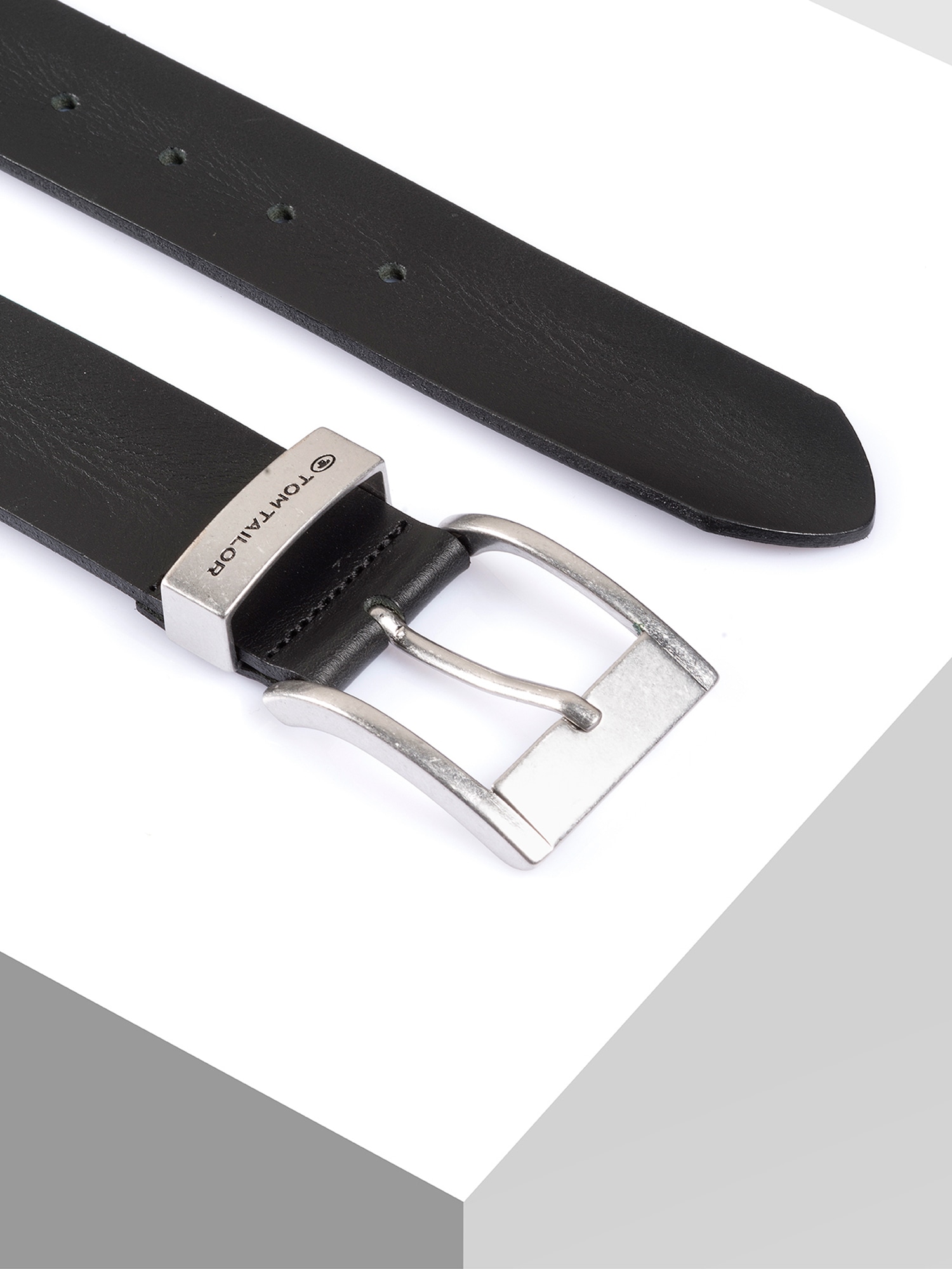 TOM TAILOR Ledergürtel »TTTOM« 4 cm breiter Herrengürtel, Casual und Jeans Look