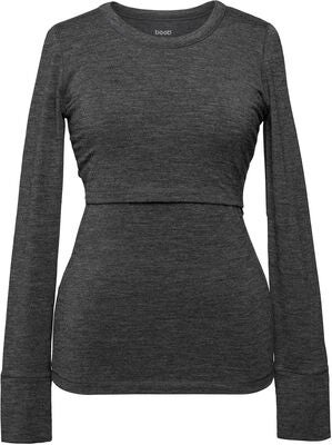 Boob Merino Wool genser, Dk Greymelange