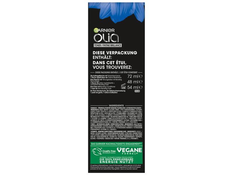 Garnier Haarcoloration Olia 9.1 Toner Kühles Blond Haartönung in kühlem Blond
