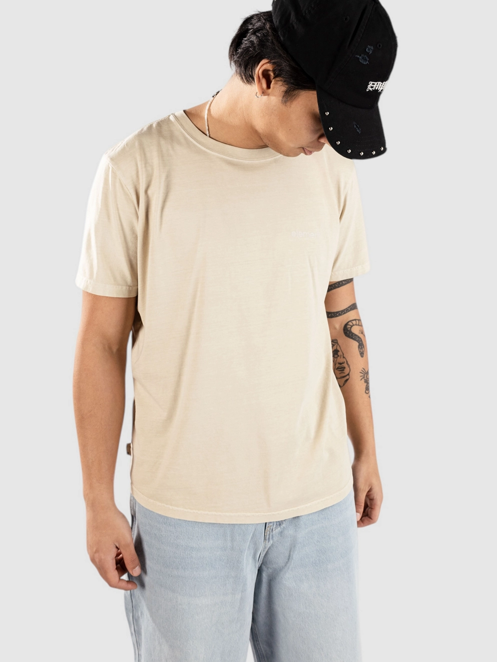 Element Lowcase Pigment T-Shirt oat milk