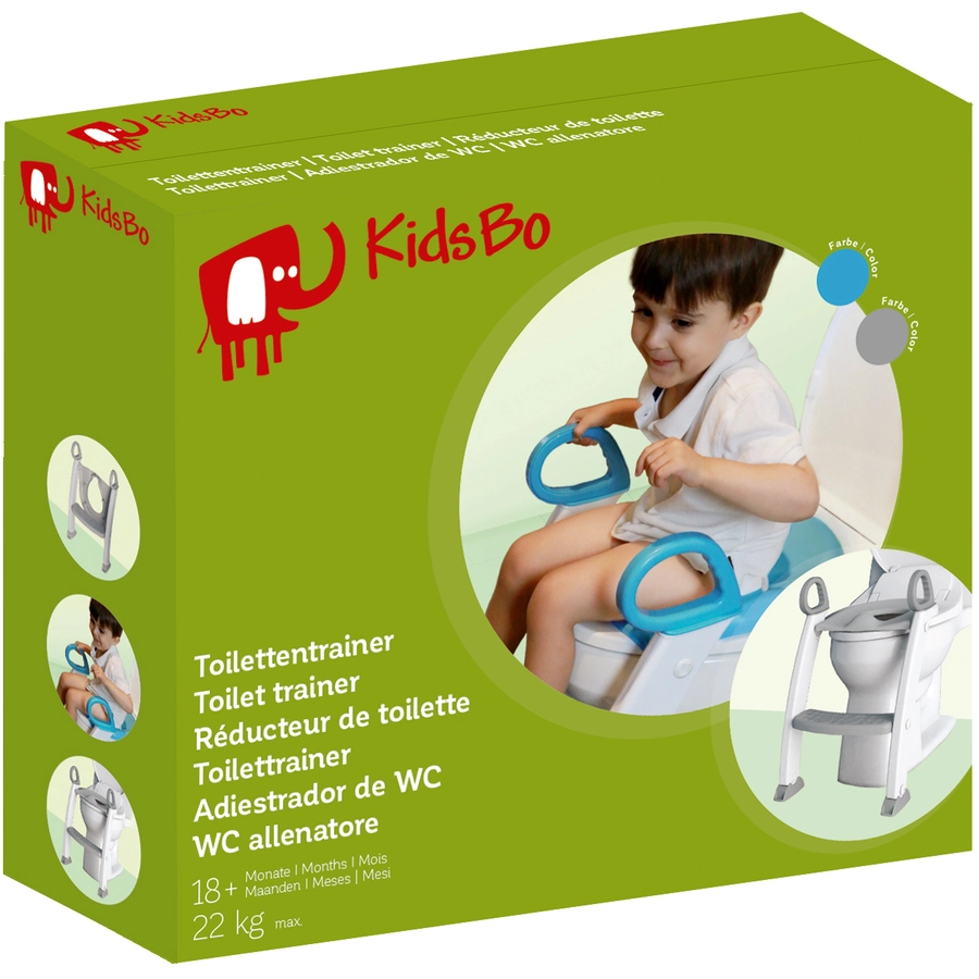 Kidsbo Toilettentrainer weiß grau