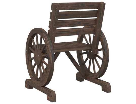 VIDAXL - Chaises de jardin lot de 4 bois de sapin massif