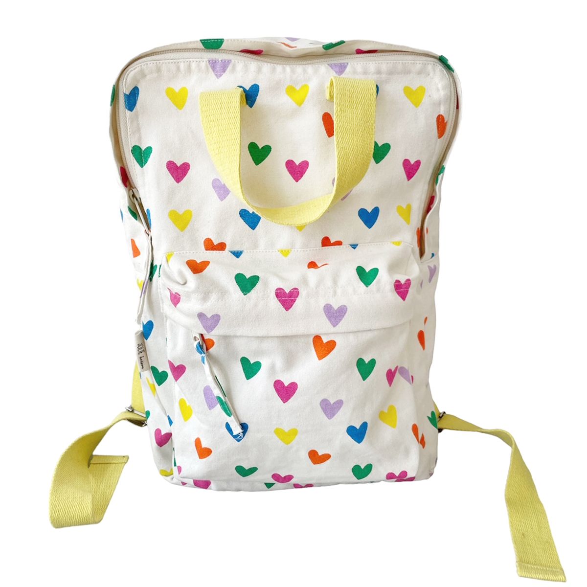 Sac à dos enfant double poignées multicœurs  Jolie saison