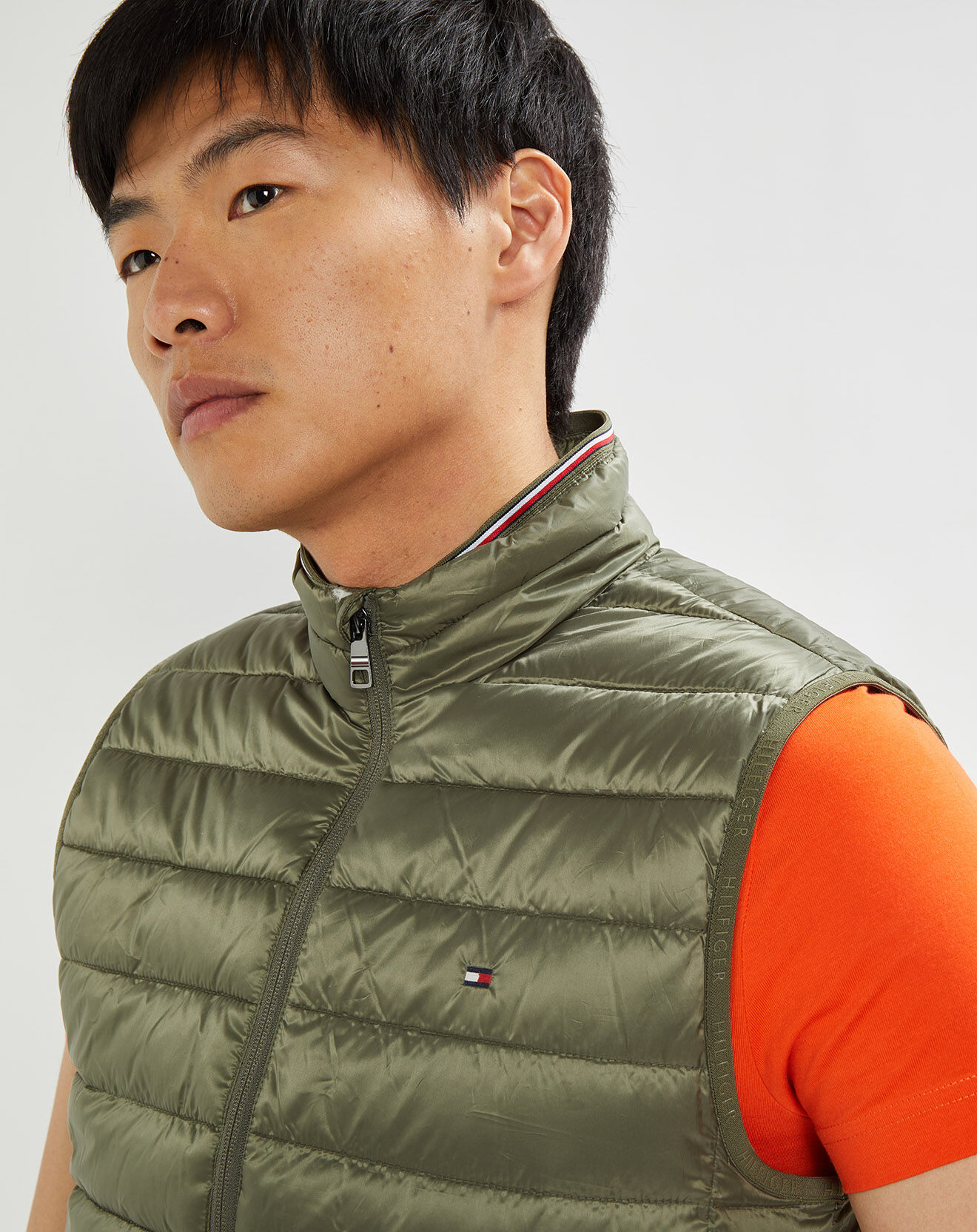 Tommy Hilfiger Veste sans manches Packable Recycled kaki