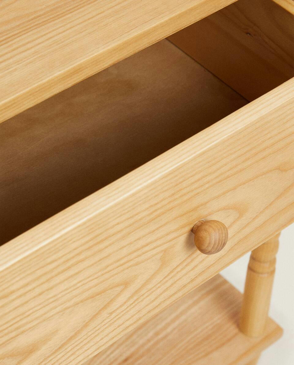 MESA DE CABECEIRA DE MADEIRA