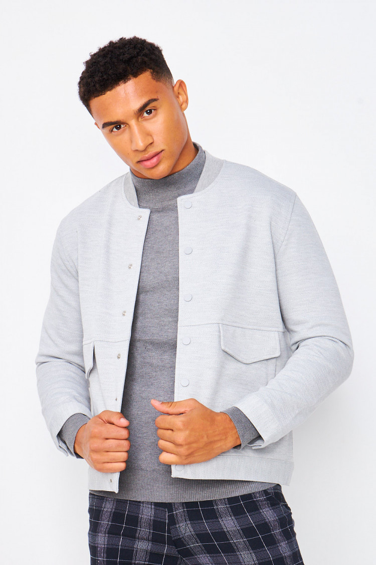Bomber gris uni
