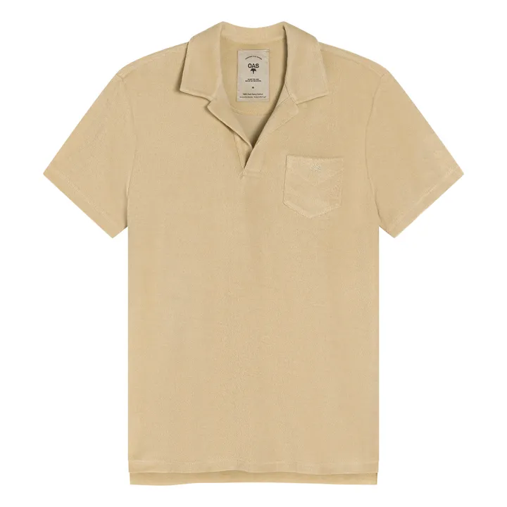 OAS Polo Eponge Terry | Beige