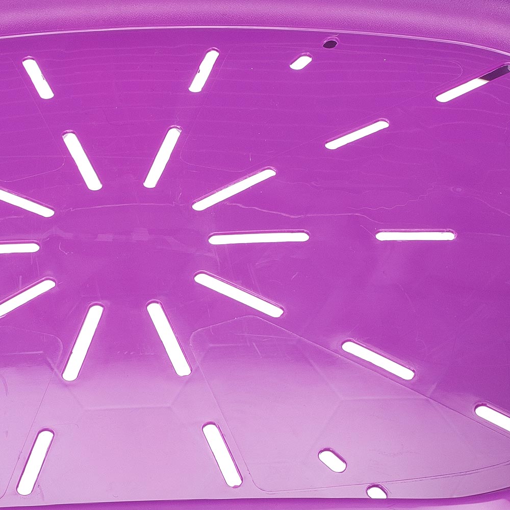 Ferplast - panier chien - lit pour chien en plastique medium - 100% plastique recyclé - lit pou chat lavable - respirant