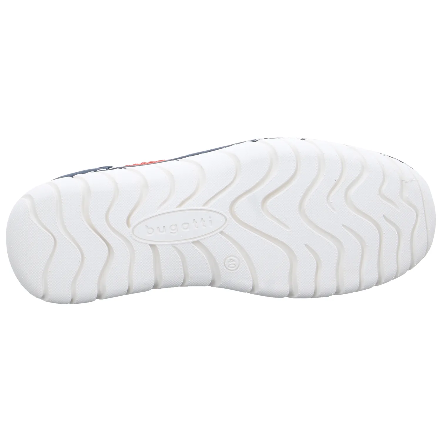 BUGATTI SHOES Halbschuhe Sneaker Stoff Rot Textil