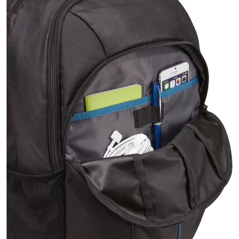 Case Logic Prevailer PREV-217 Black/Midnight sac à dos Sac à dos normal Noir Polyester