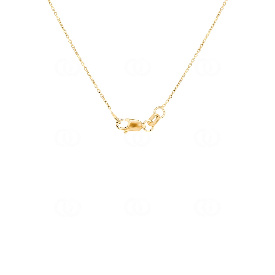 0.8mm Ankerkette 750/18 K Gelbgold