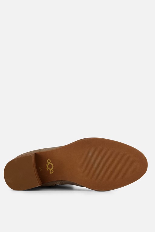 Aqa Plooi Enkellaarsjes grijs Suede