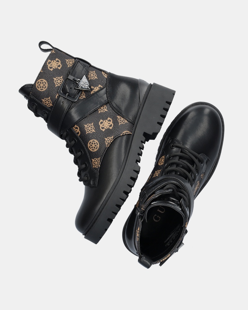 Guess Olsy Bikerboots  - zwart