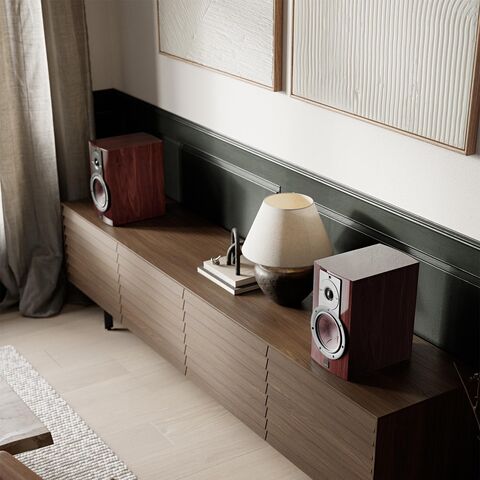 DALI RUBIKORE 2 – exclusieve en compacte hifi-luidspreker met KORE-technologie Natural Walnut (Veneer)