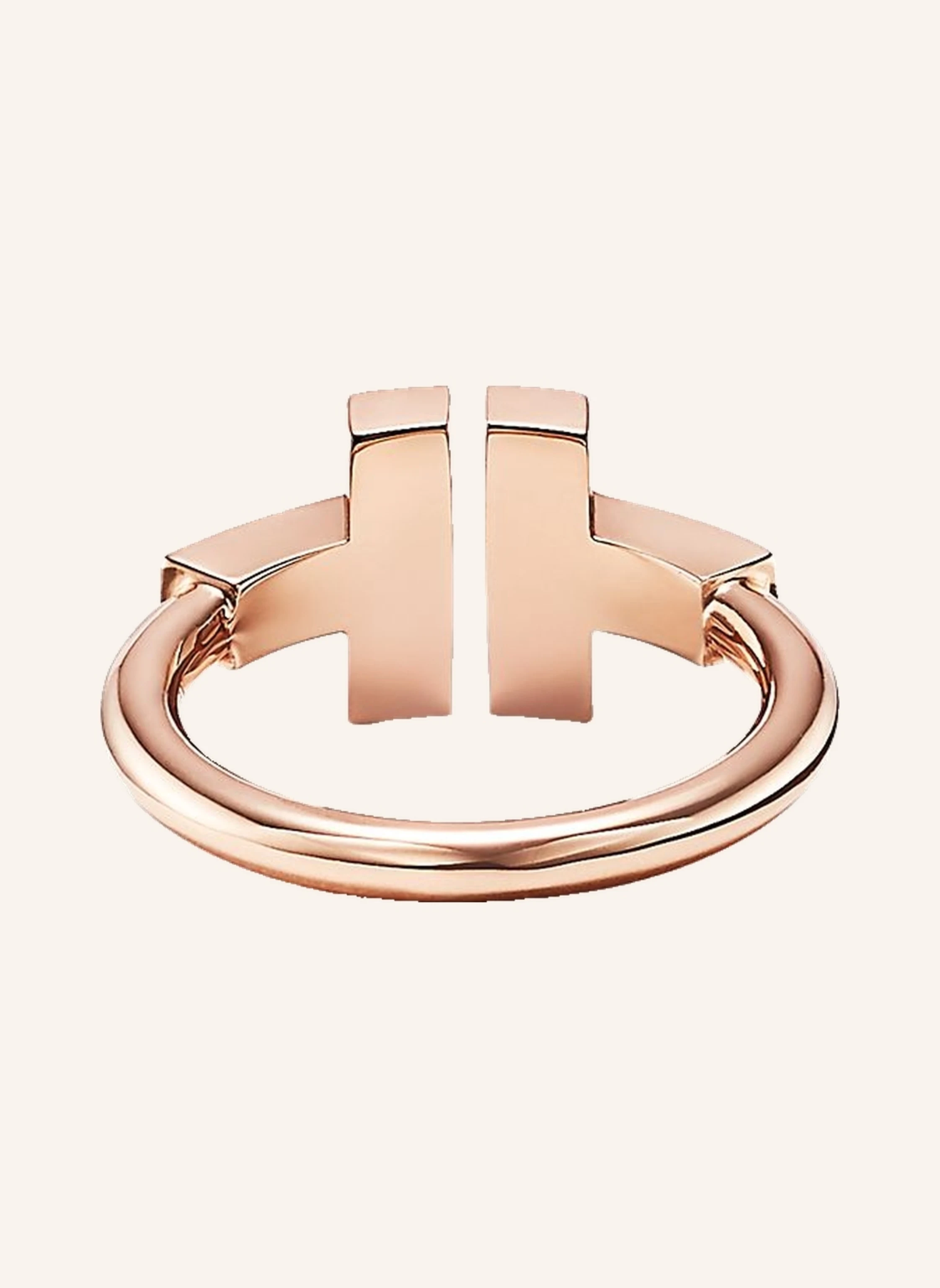 TIFFANY & Co. Tiffany T Wire RING aus 18 Karat Roségold