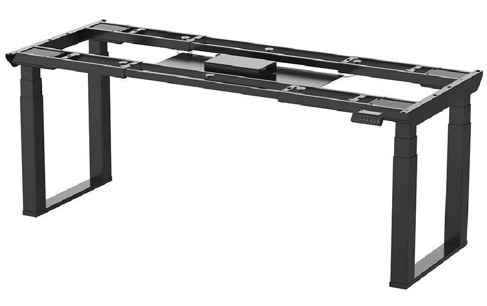 Tischgestell ET225Q Schwarz<br>Höhenverstellbares Tischgestell