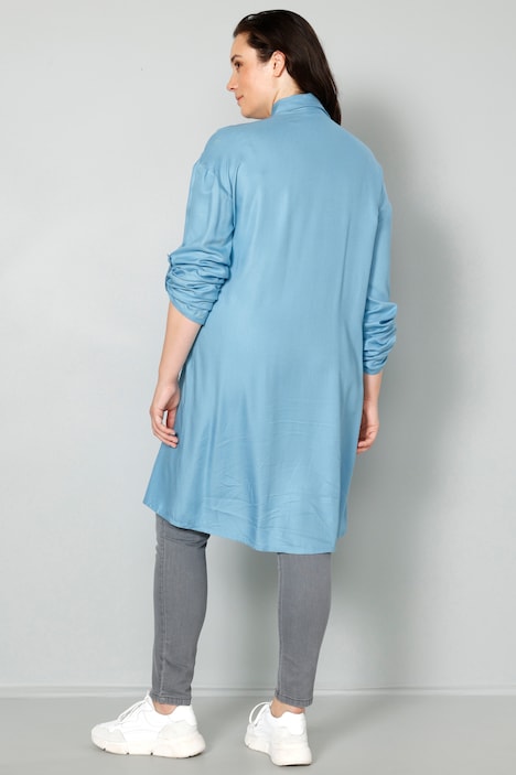Longbluse, Hemdkragen, Langarm