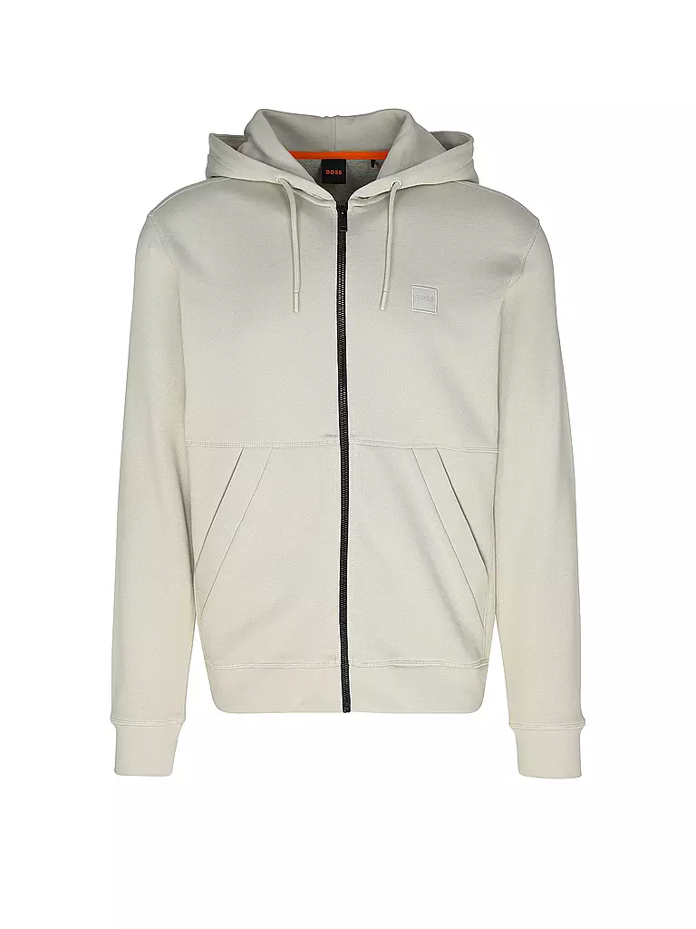 BOSS Sweatjacke ZETALKY beige