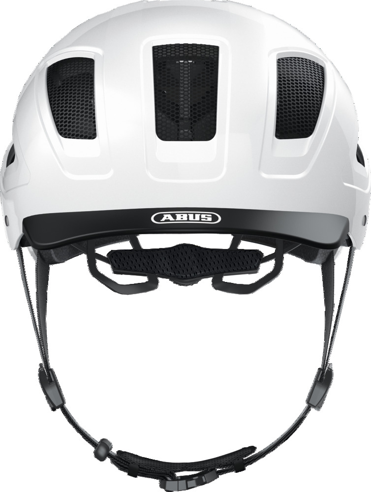 ABUS Hyban 2.0 cykelhjelm LED Polar White