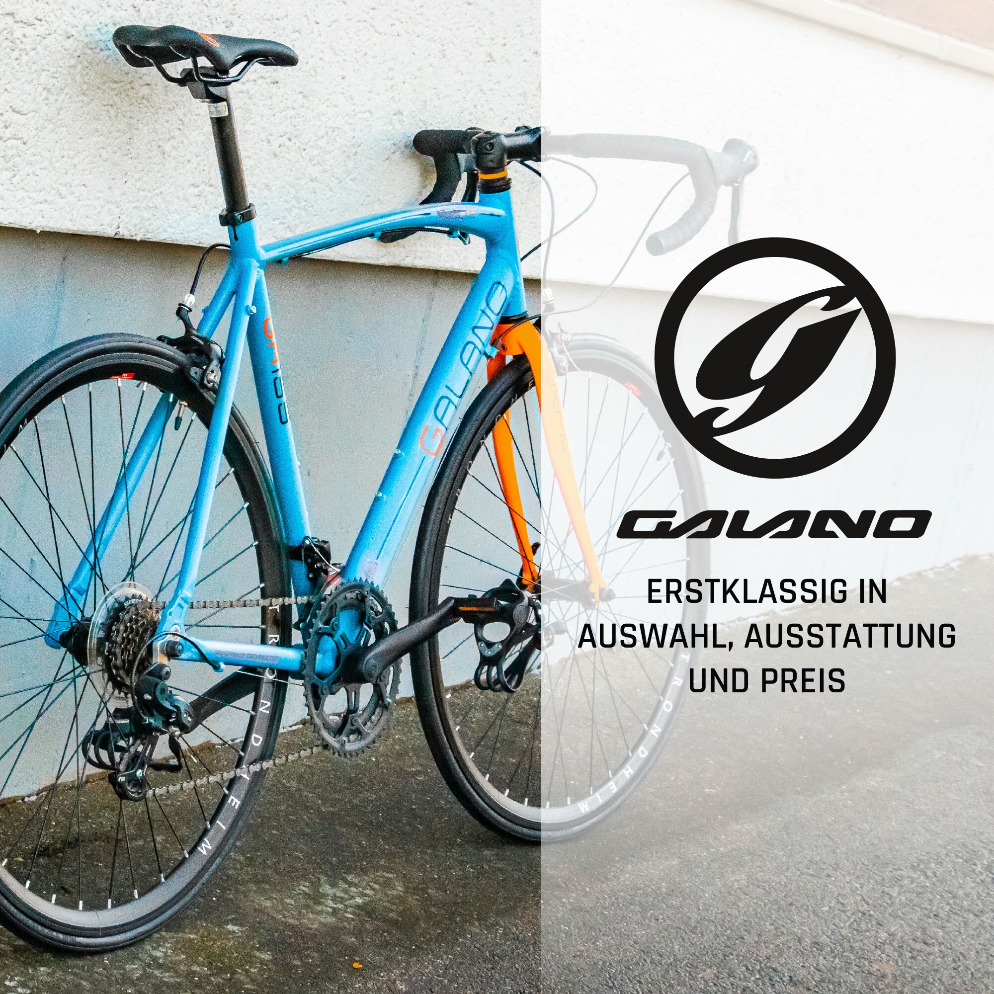 Galano Giro D'Italia Rennrad 28 Zoll Damen Herren 155 - 195 cm Fahrrad 14 Gänge Fitnessrad