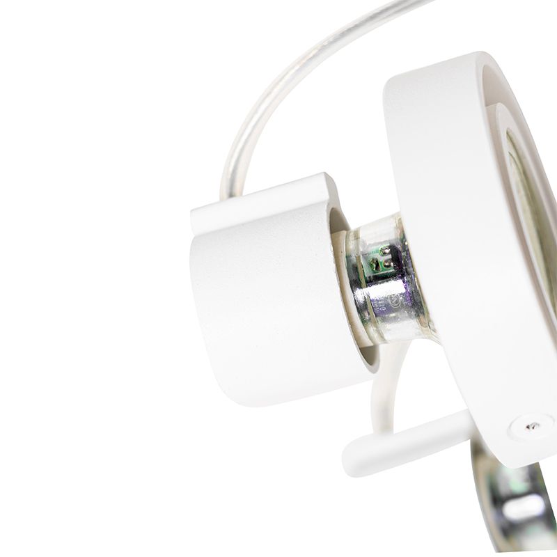 Moderne plafondspot wit 2-lichts GU10 50mm - Master